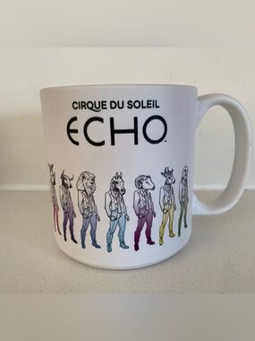 Cirque Du Soleil Echo Mug Anthropomorphic Characters Rare HTF New